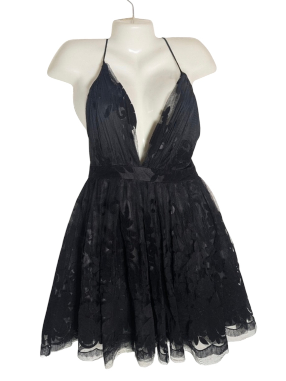 Whimsigoth Womens Mini Dress Witchy Dark Coquette Fairy Grunge Festival Medium